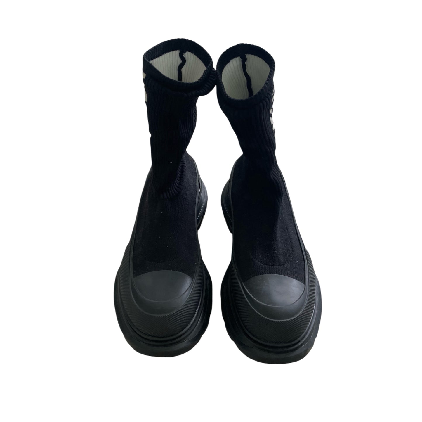 Alexander McQueen H. Boot Tread Logo Sock Sneaker