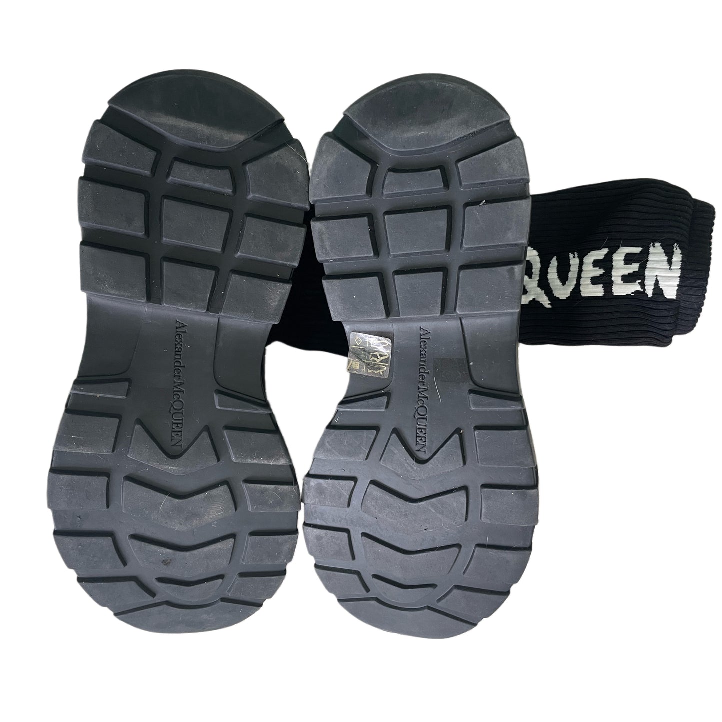 Alexander McQueen H. Boot Tread Logo Sock Sneaker