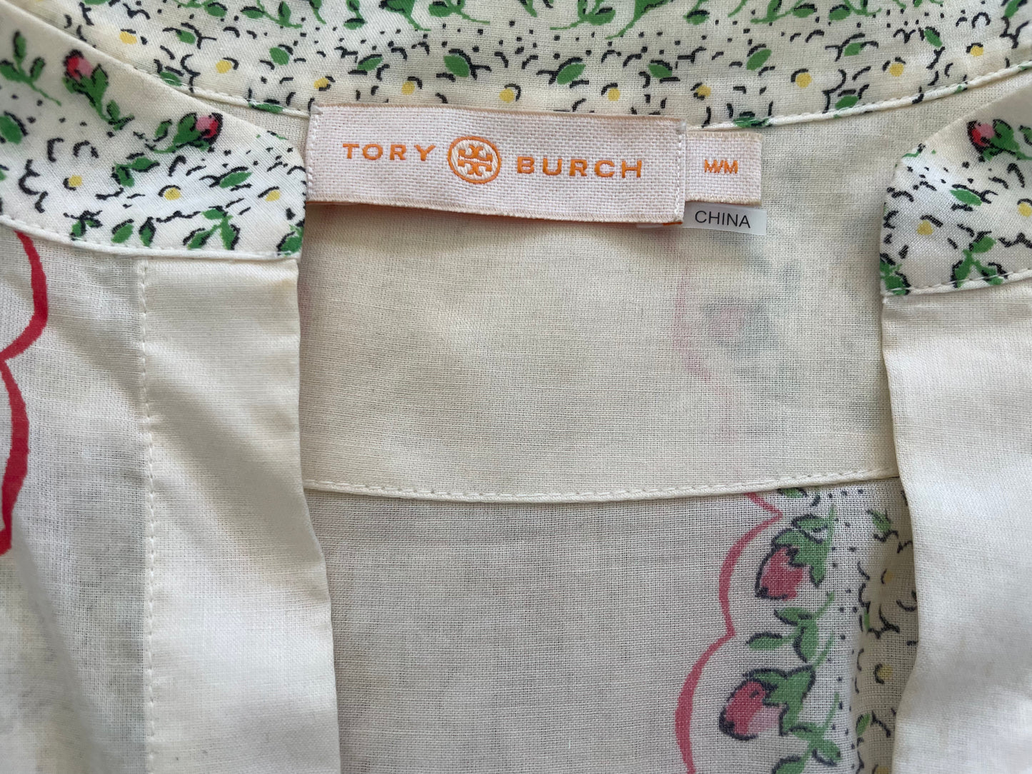 Tori Burch Garden Veil Maxi Dress, Size Medium