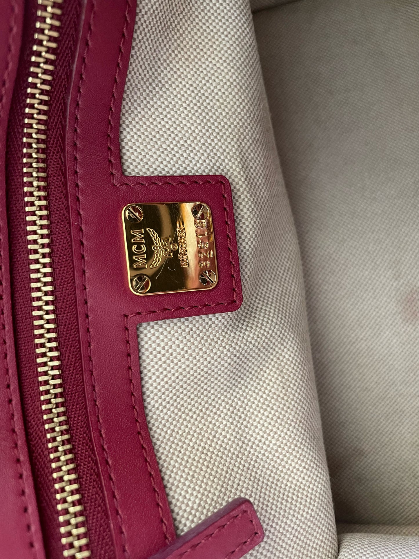 MCM Vintage Jacquard Monogram Tote
