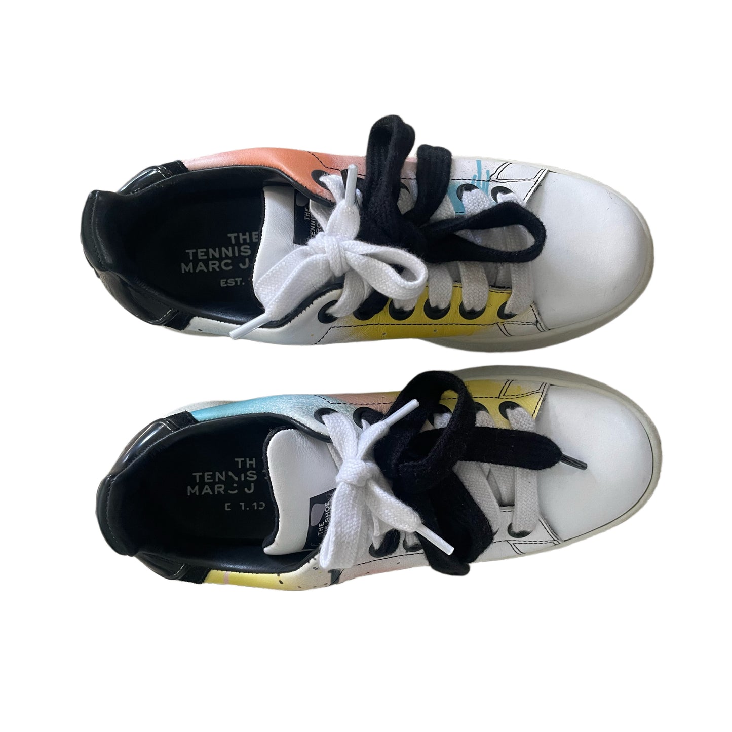 Marc Jacobs "Spray Paint" Tennis Shoe, Size 7